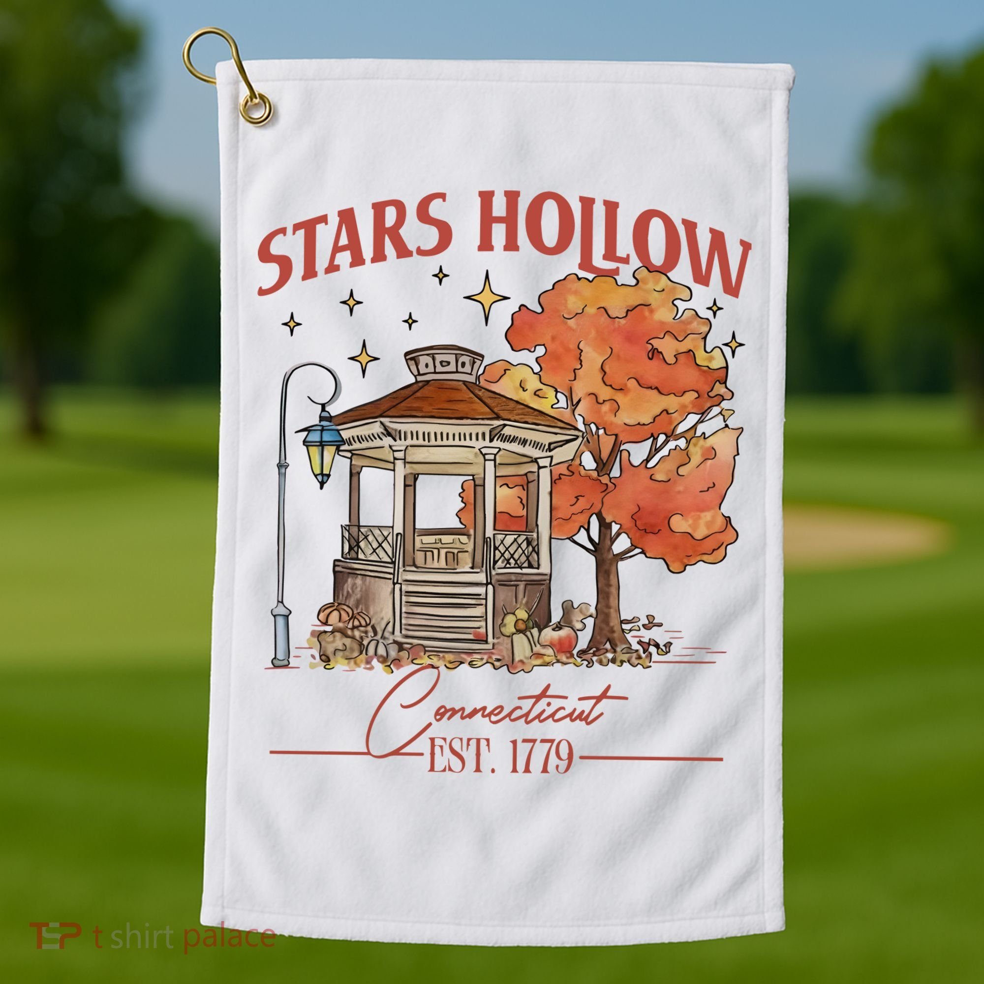 Stars Hollow Connecticut Est 1779 Golf Towel