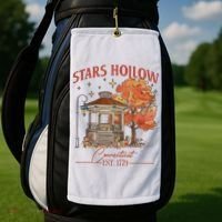 Stars Hollow Connecticut Est 1779 Golf Towel thumb 2
