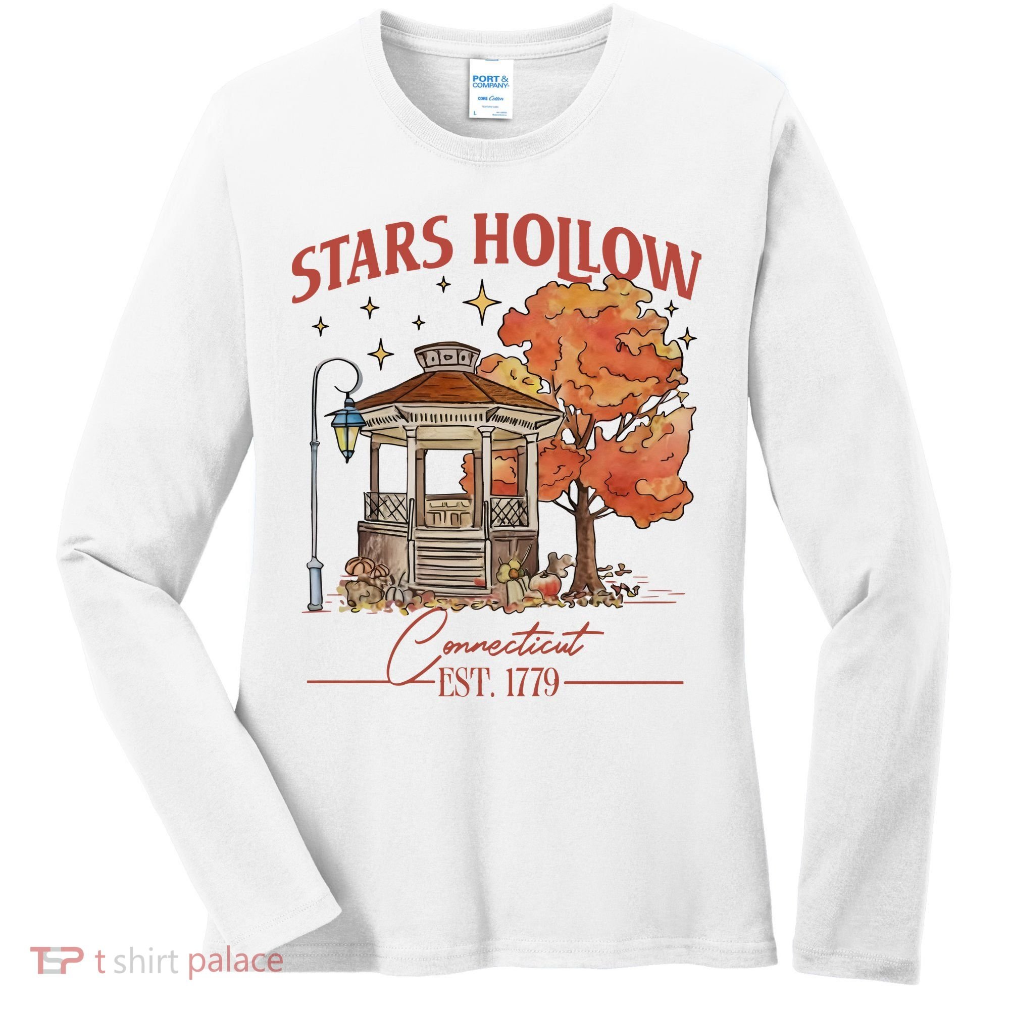 Stars Hollow Connecticut Est 1779 Women's Long Sleeve Shirt