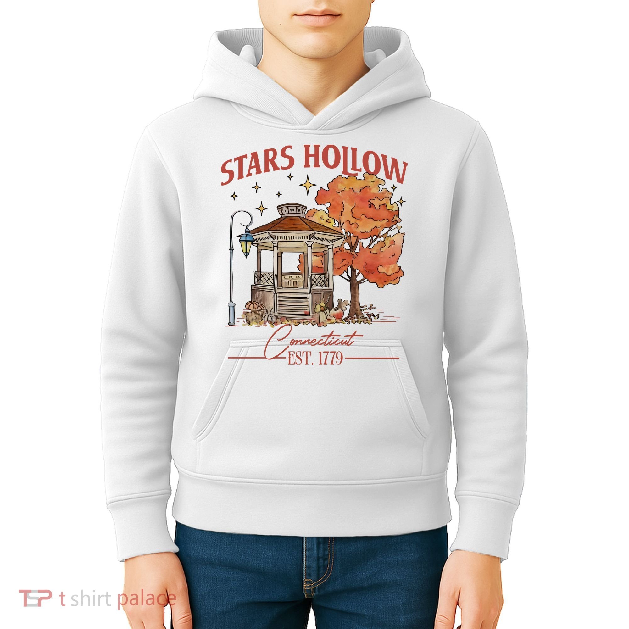 Stars Hollow Connecticut Est 1779 Kids Hoodie