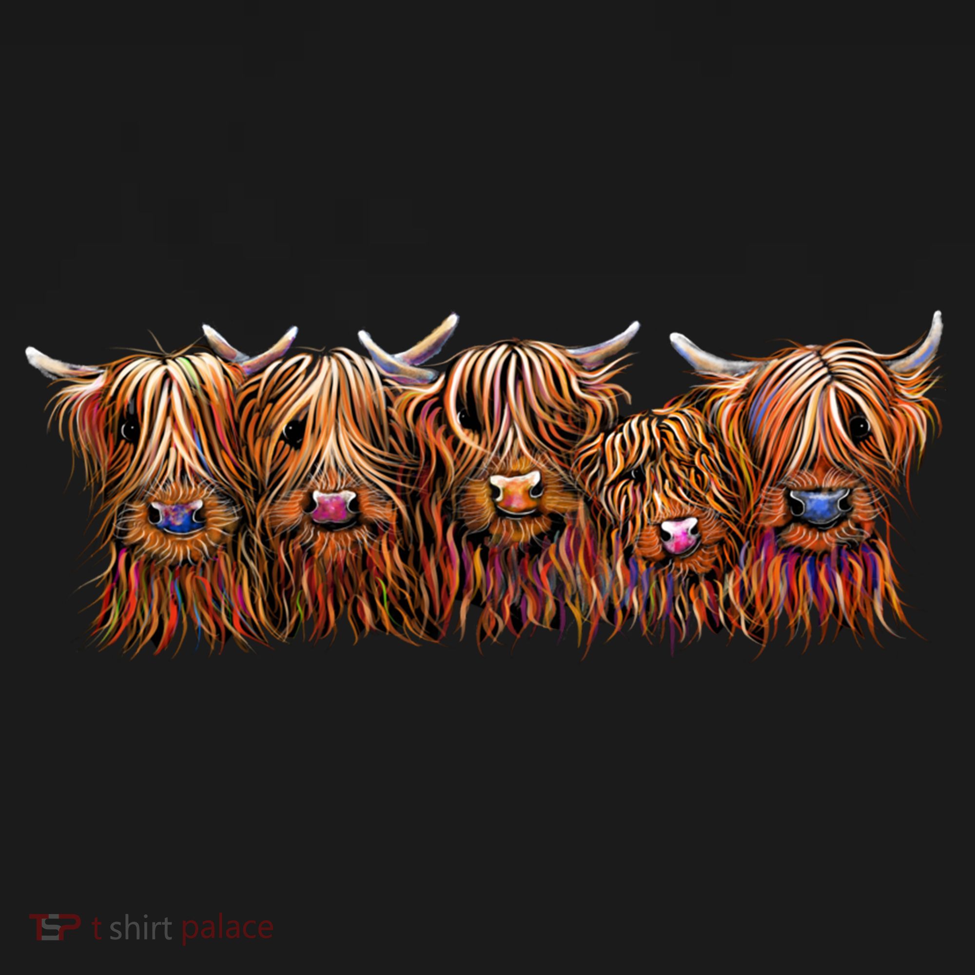Scottish Highland Cows  The Happy Bunch Of Coos  Cute Gift Ornament