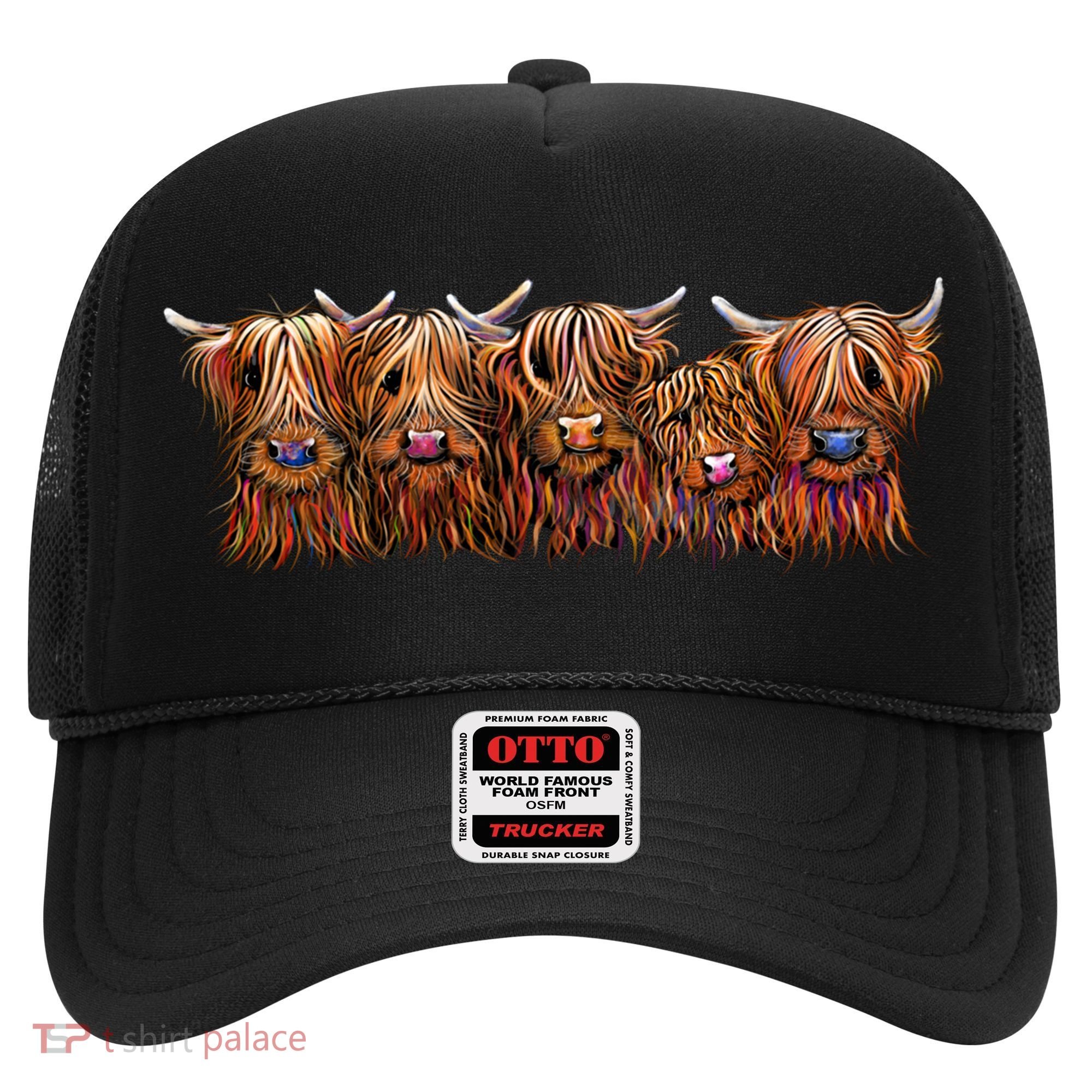 Scottish Highland Cows  The Happy Bunch Of Coos  Cute Gift Hat