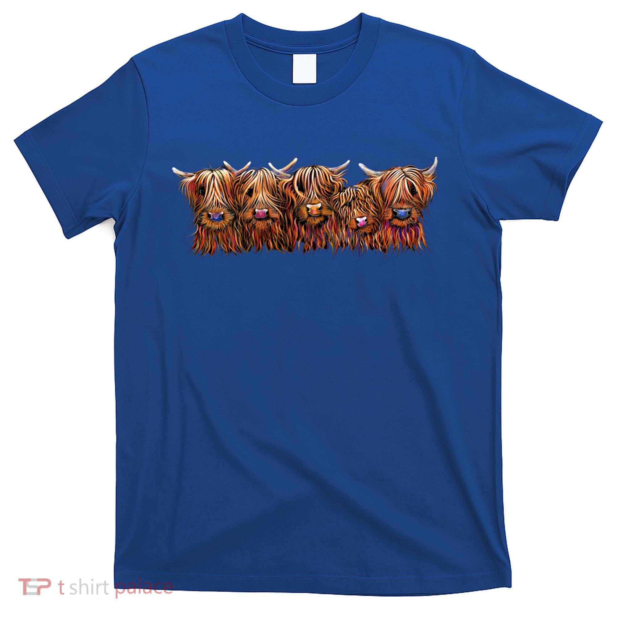 Scottish Highland Cows  The Happy Bunch Of Coos  Cute Gift T-Shirt