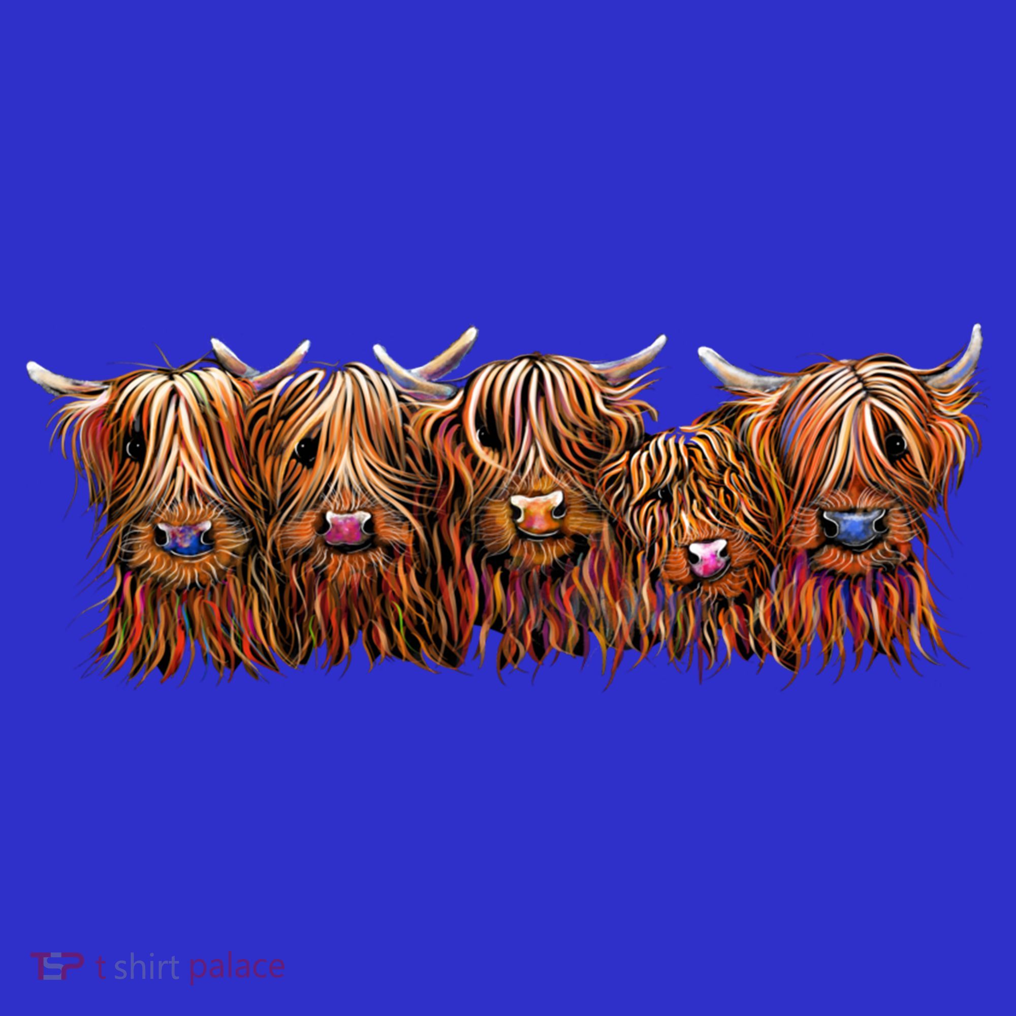 Scottish Highland Cows  The Happy Bunch Of Coos  Cute Gift Toddler Hoodie