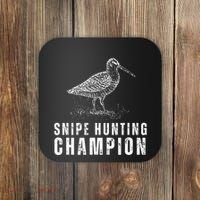 Snipe Hunting Champion Funny Hunting Coaster thumb 0