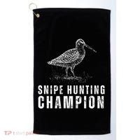 Snipe Hunting Champion Funny Hunting Golf Towel thumb 0
