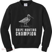 Snipe Hunting Champion Funny Hunting Kids Sweatshirt thumb 0