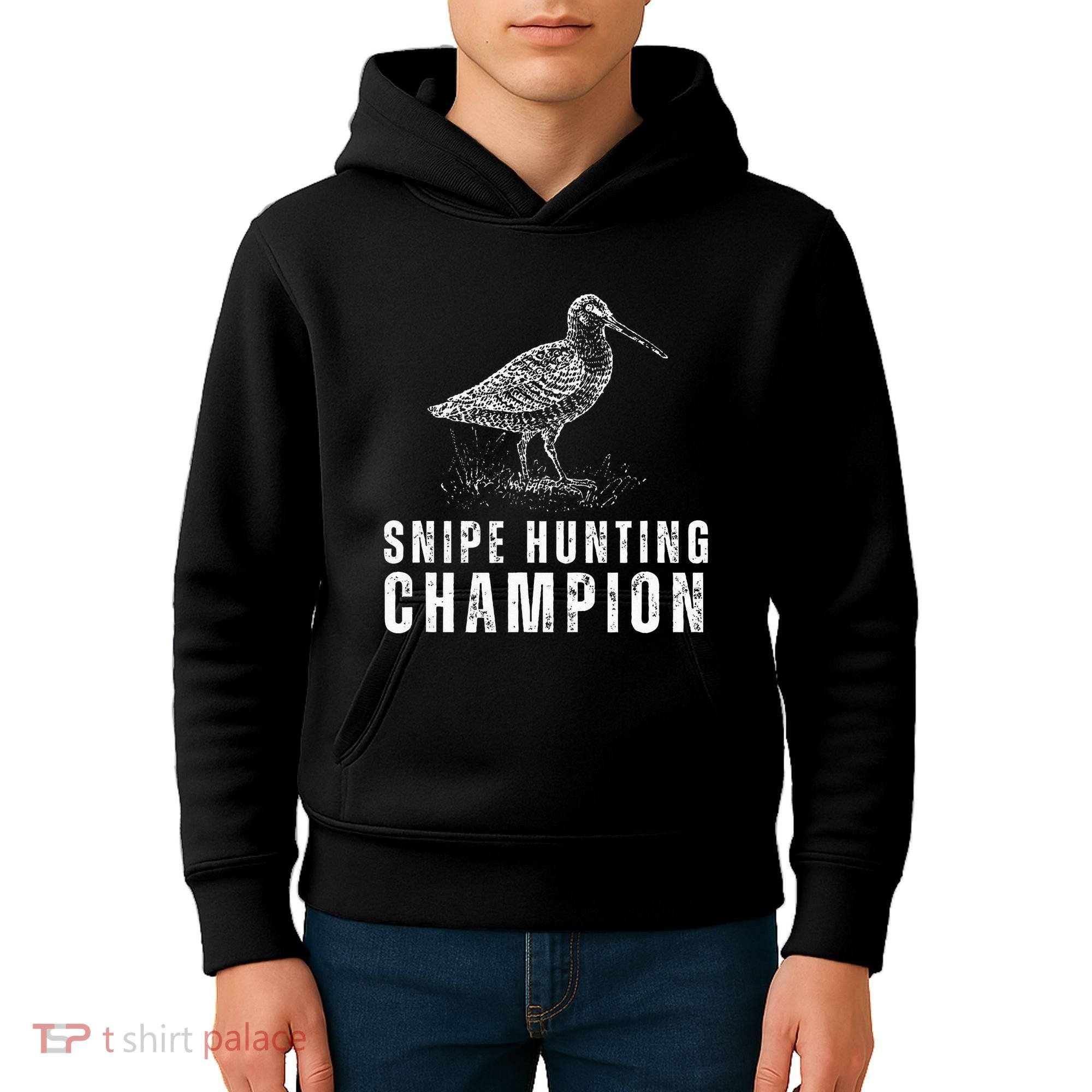 Snipe Hunting Champion Funny Hunting Kids Hoodie