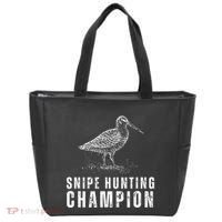 Snipe Hunting Champion Funny Hunting Tote Bag thumb 0
