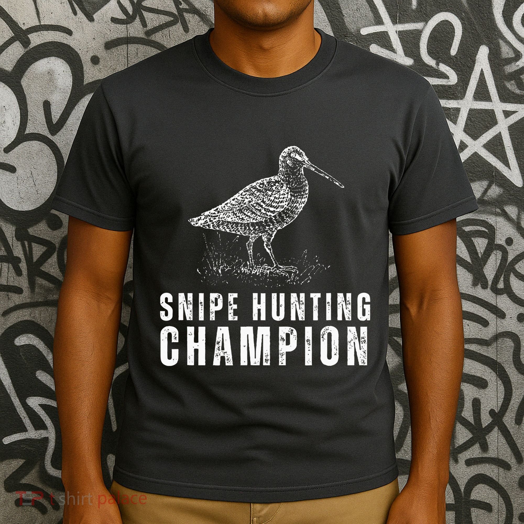 Snipe Hunting Champion Funny Hunting T-Shirt