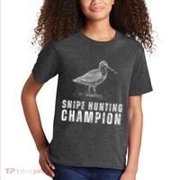 Snipe Hunting Champion Funny Hunting Kids T-Shirt thumb 2