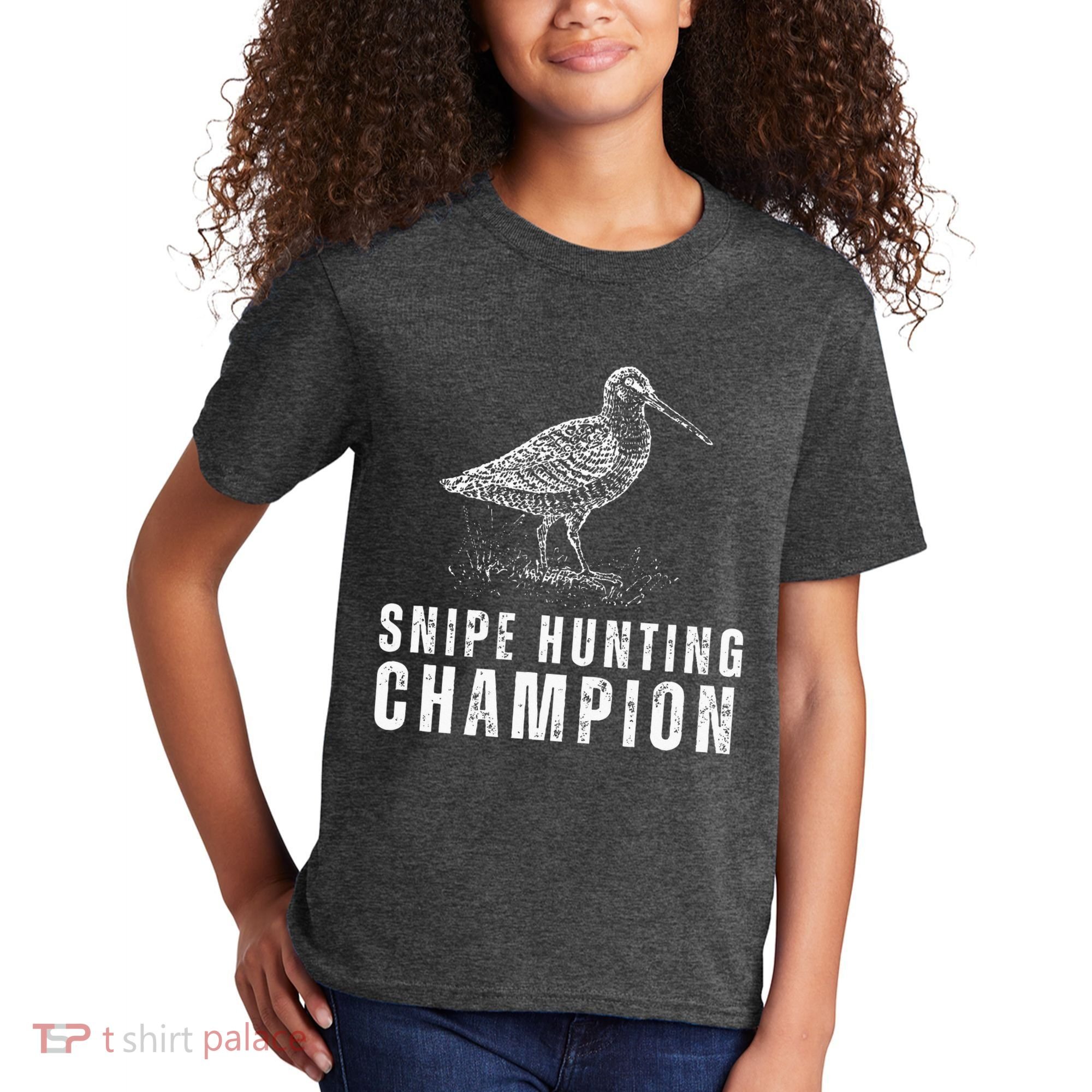 Snipe Hunting Champion Funny Hunting Kids T-Shirt