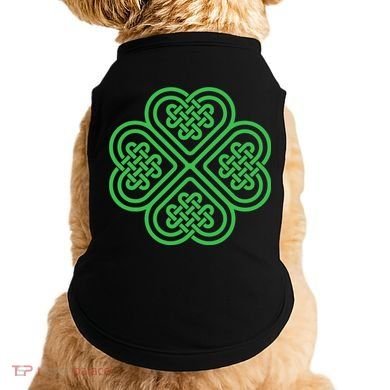 Shamrock Heart Celtic Knot Irish St. Patricks Day Doggie Tank