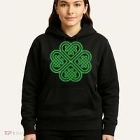 Shamrock Heart Celtic Knot Irish St. Patricks Day Hoodie thumb 5
