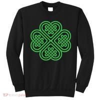 Shamrock Heart Celtic Knot Irish St. Patricks Day Sweatshirt thumb 0