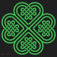 Shamrock Heart Celtic Knot Irish St. Patricks Day Beanie thumb 2