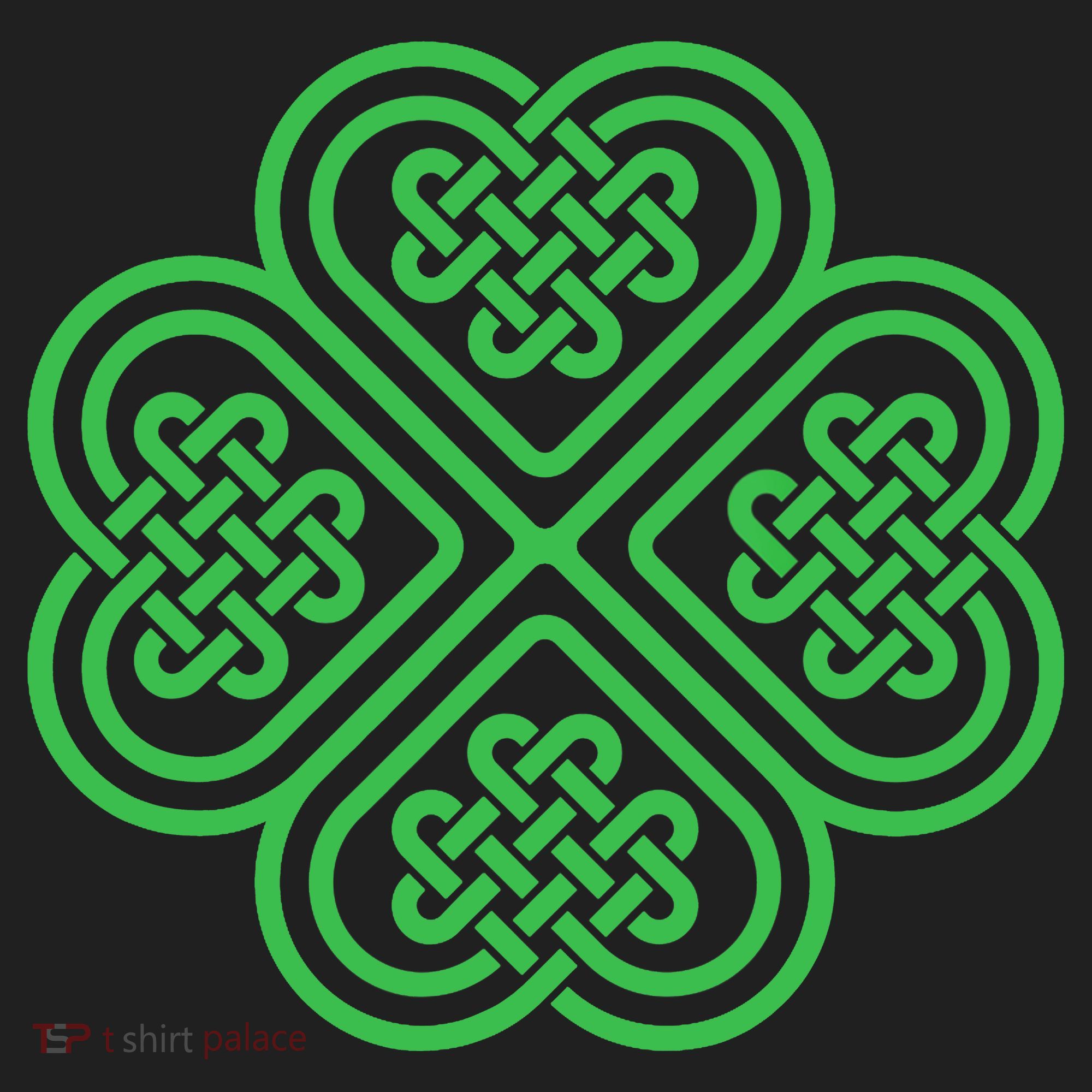 Shamrock Heart Celtic Knot Irish St. Patricks Day Beanie