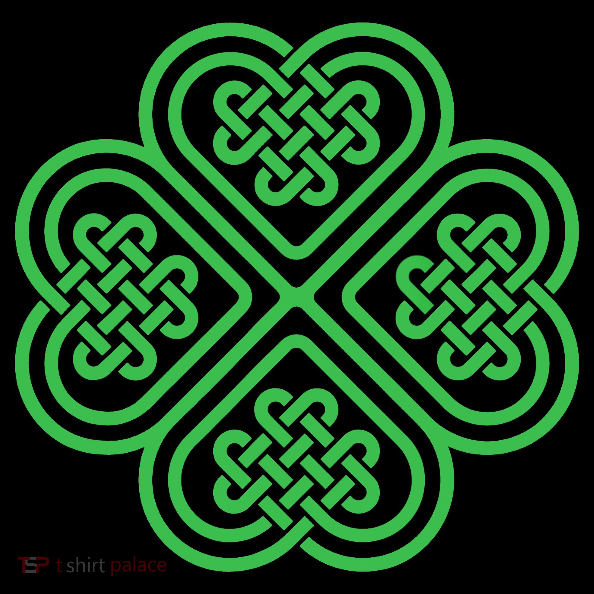 Shamrock Heart Celtic Knot Irish St. Patricks Day Women's Hoodie