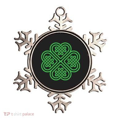 Shamrock Heart Celtic Knot Irish St. Patricks Day Ornament