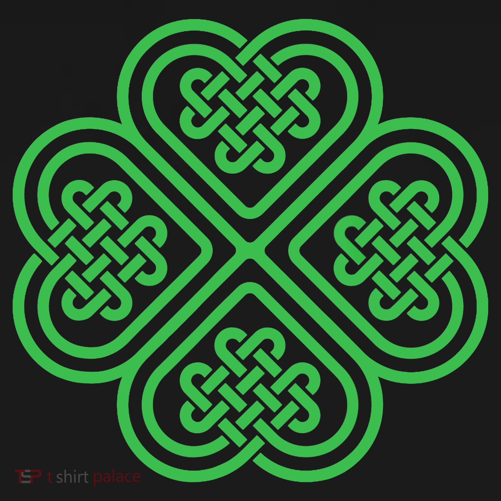Shamrock Heart Celtic Knot Irish St. Patricks Day Women's Tank Top