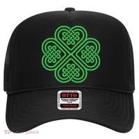 Shamrock Heart Celtic Knot Irish St. Patricks Day Hat thumb 0