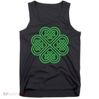 Shamrock Heart Celtic Knot Irish St. Patricks Day Tank Top