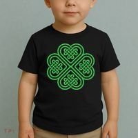 Shamrock Heart Celtic Knot Irish St. Patricks Day Toddler T-Shirt thumb 2