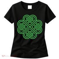Shamrock Heart Celtic Knot Irish St. Patricks Day Women's T-Shirt thumb 0