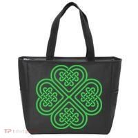 Shamrock Heart Celtic Knot Irish St. Patricks Day Tote Bag thumb 0