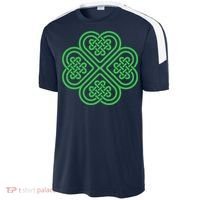 Shamrock Heart Celtic Knot Irish St. Patricks Day Sport-Tek Competitor United Soccer Jersey thumb 2