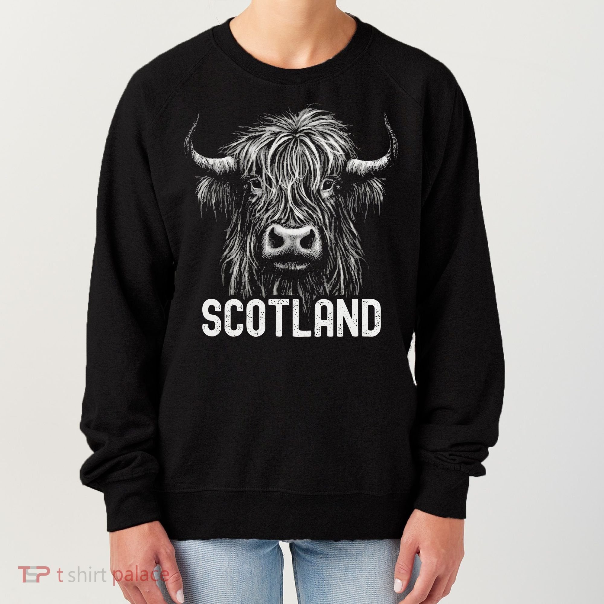 Scottish Highland Cow Scotland Trip Women's Sweatshirt