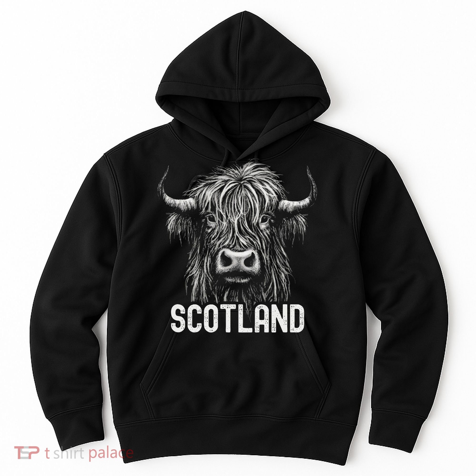 Scottish Highland Cow Scotland Trip Hoodie
