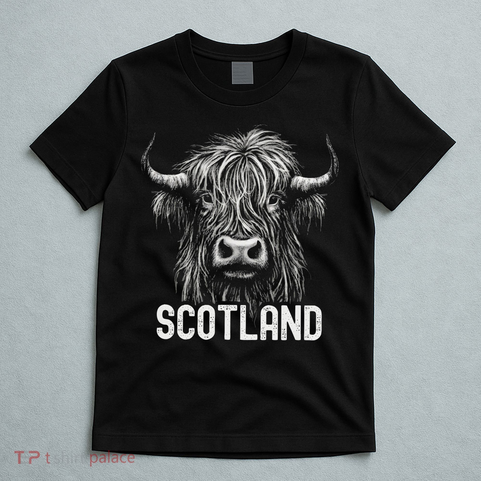 Scottish Highland Cow Scotland Trip T-Shirt