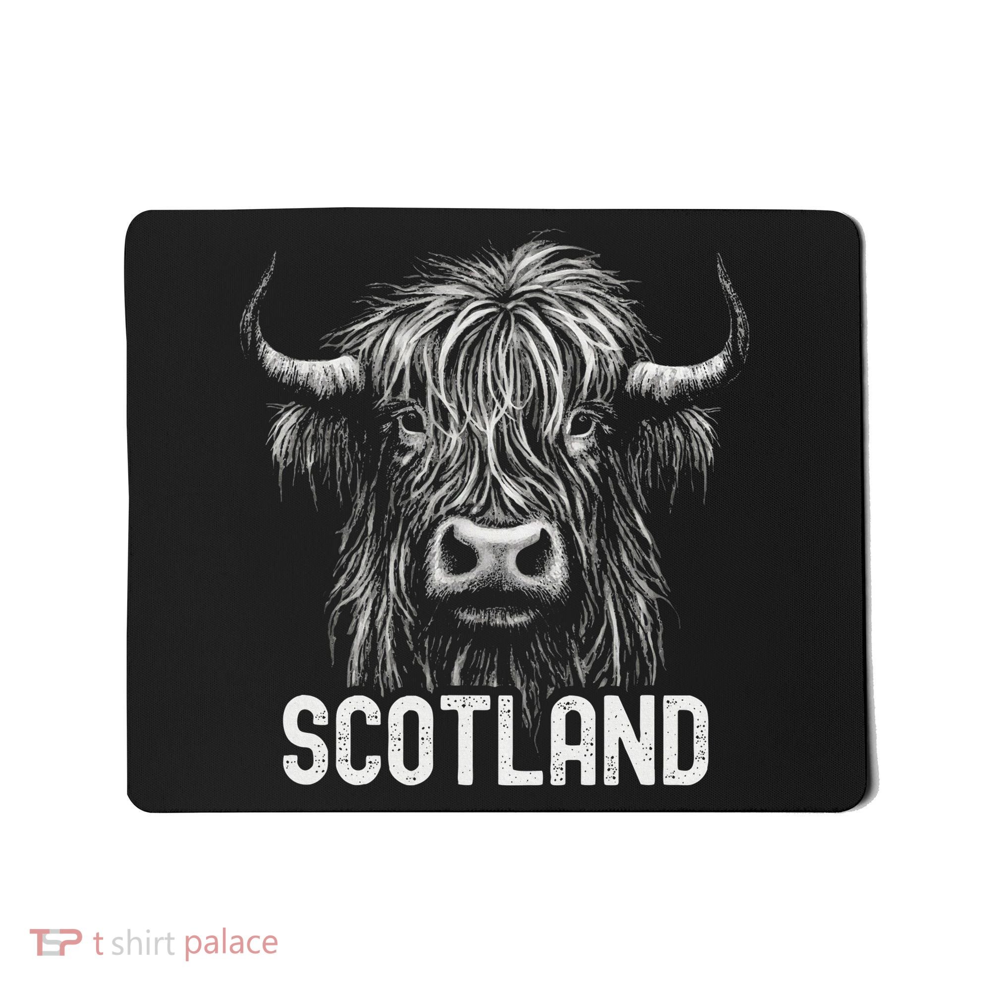 Scottish Highland Cow Scotland Trip Mousepad