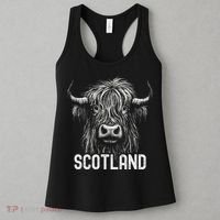 Scottish Highland Cow Scotland Trip Women's Tank Top thumb 3