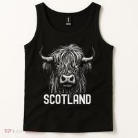 Scottish Highland Cow Scotland Trip Tank Top thumb 2