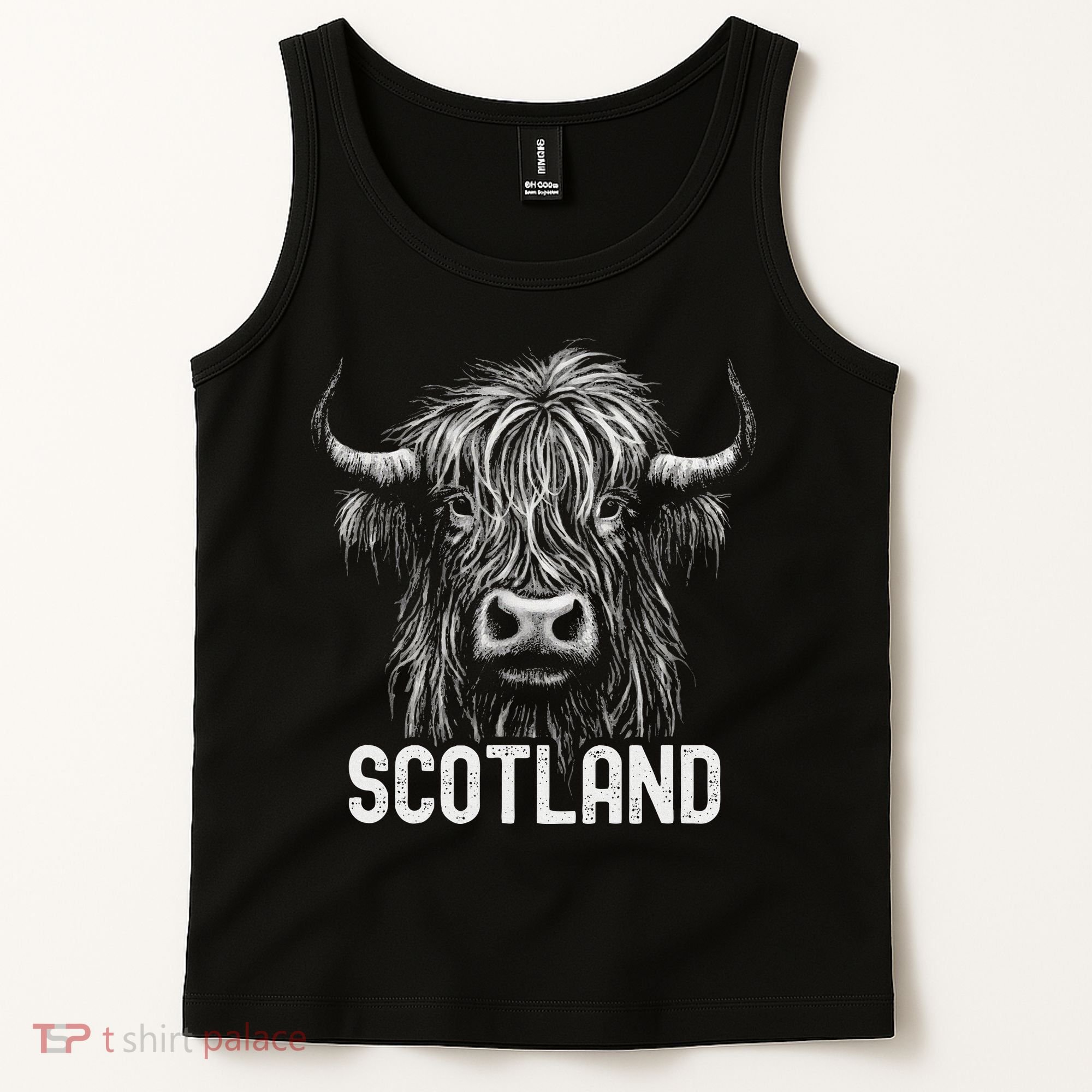 Scottish Highland Cow Scotland Trip Tank Top