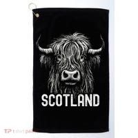 Scottish Highland Cow Scotland Trip Golf Towel thumb 0