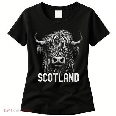 Scottish Highland Cow Scotland Trip Women's T-Shirt