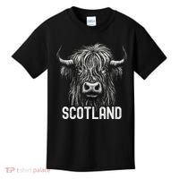 Scottish Highland Cow Scotland Trip Kids T-Shirt thumb 0