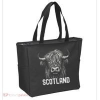 Scottish Highland Cow Scotland Trip Tote Bag thumb 2