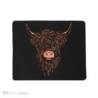 Scottish Highland Cattle Hairy Cow Breeders Farmer Farm Gift Mousepad thumb 0