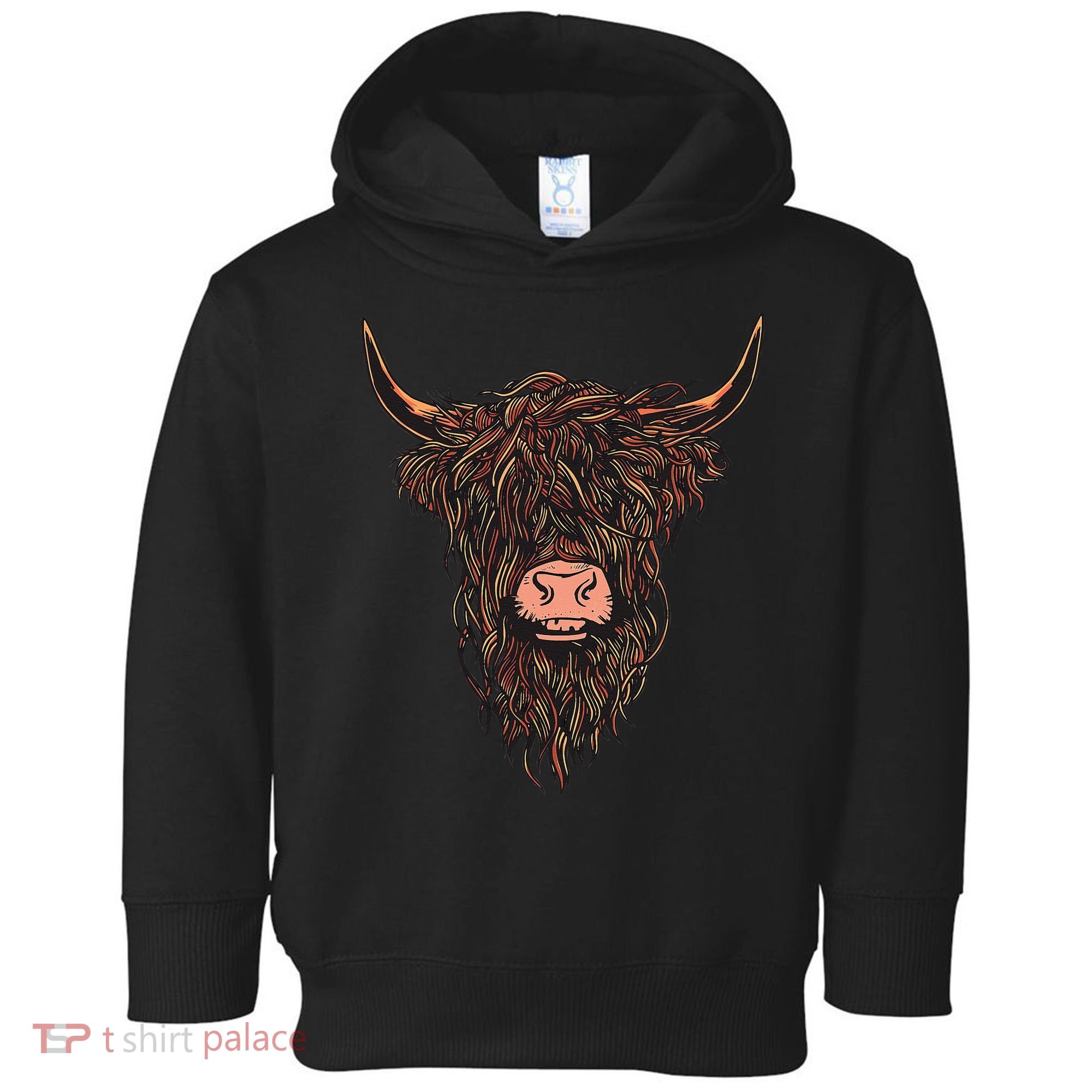 Scottish Highland Cattle Hairy Cow Breeders Farmer Farm Gift Toddler Hoodie