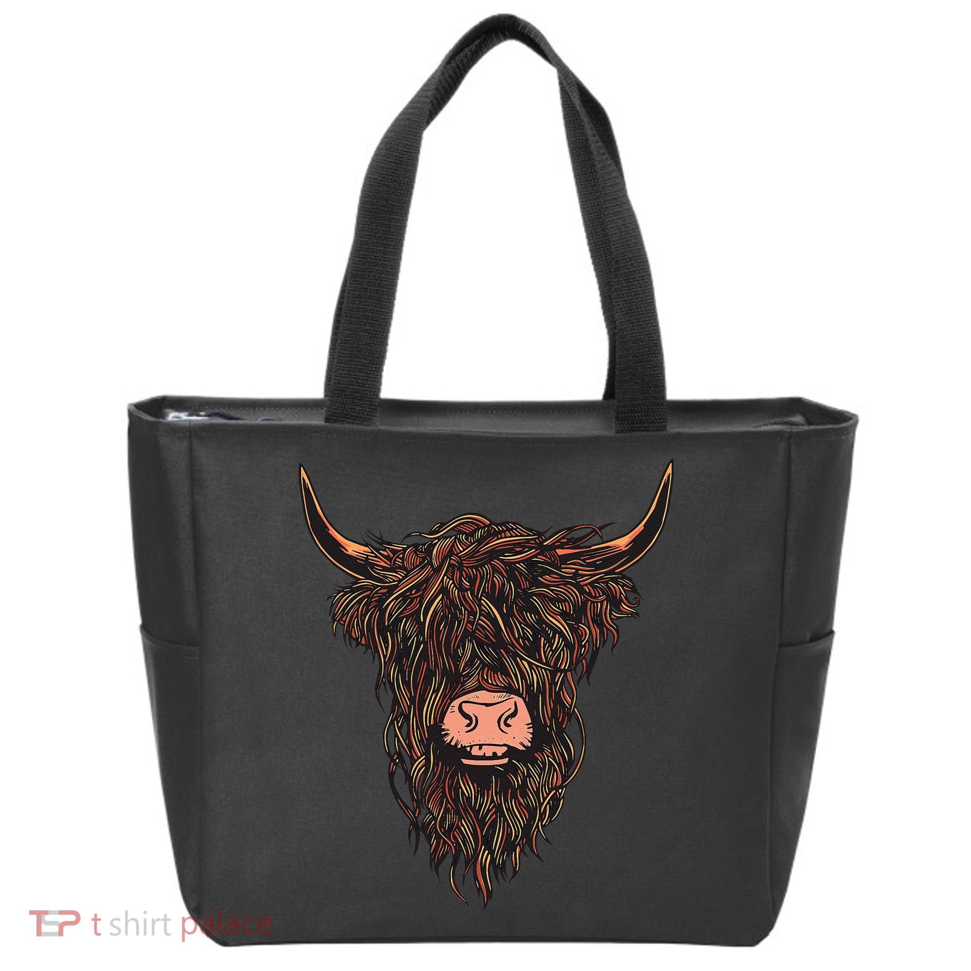 Scottish Highland Cattle Hairy Cow Breeders Farmer Farm Gift Tote Bag