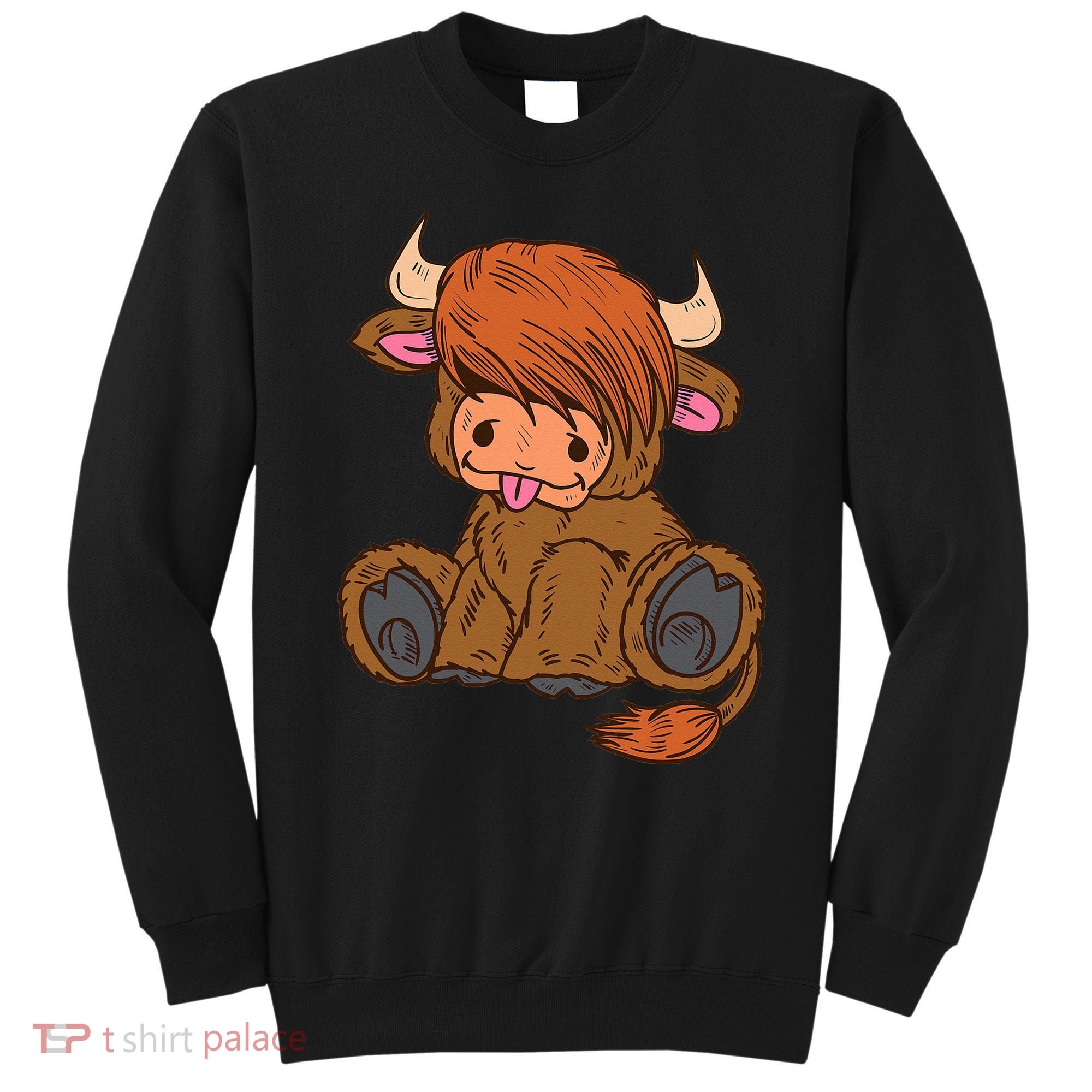 Scottish Highland Cow Lover Cute Cow Highland Cow Sweatshirt