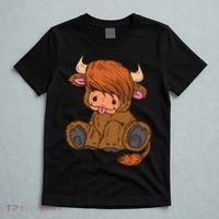 Scottish Highland Cow Lover Cute Cow Highland Cow T-Shirt thumb 5