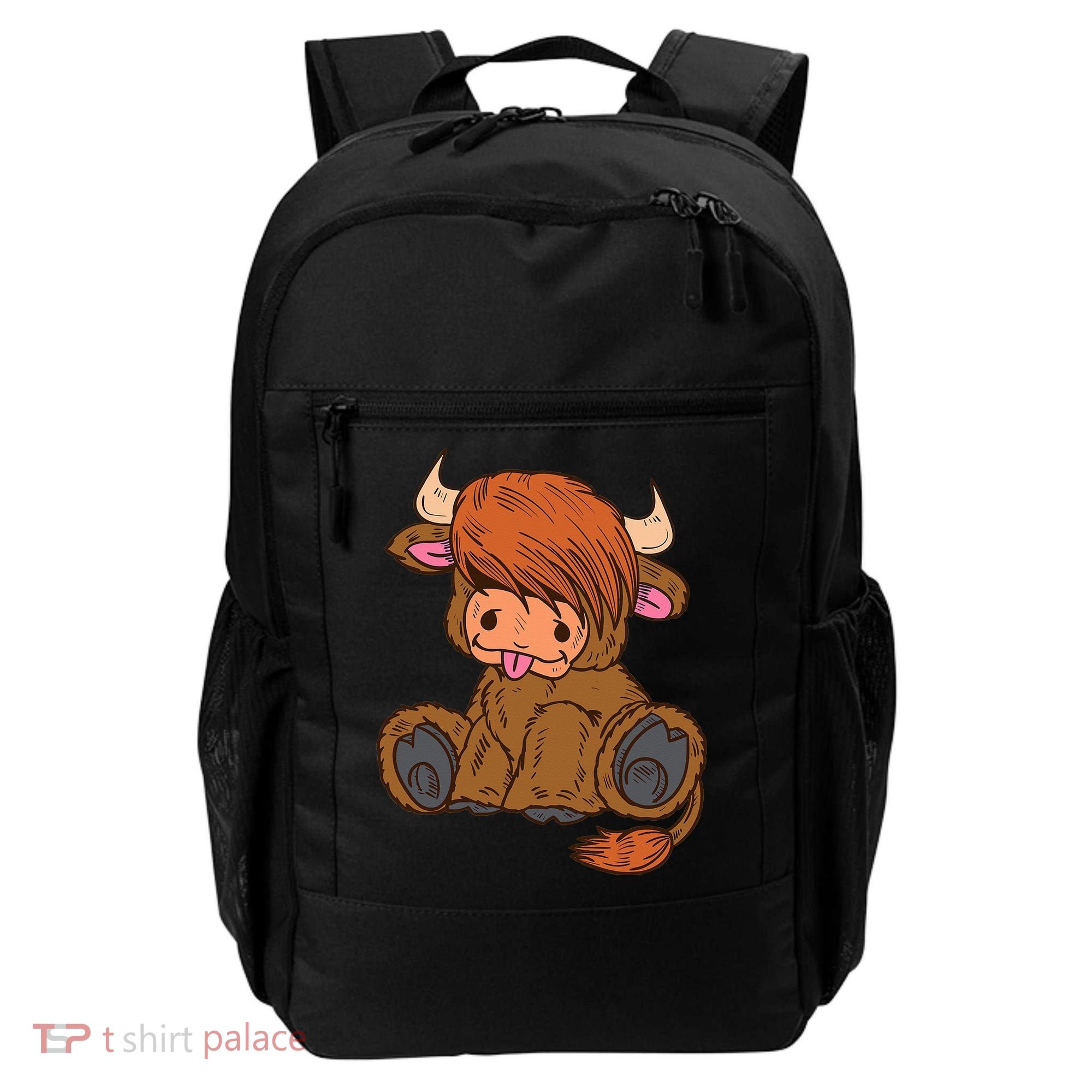 Scottish Highland Cow Lover Cute Cow Highland Cow Backpack