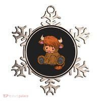 Scottish Highland Cow Lover Cute Cow Highland Cow Ornament thumb 0