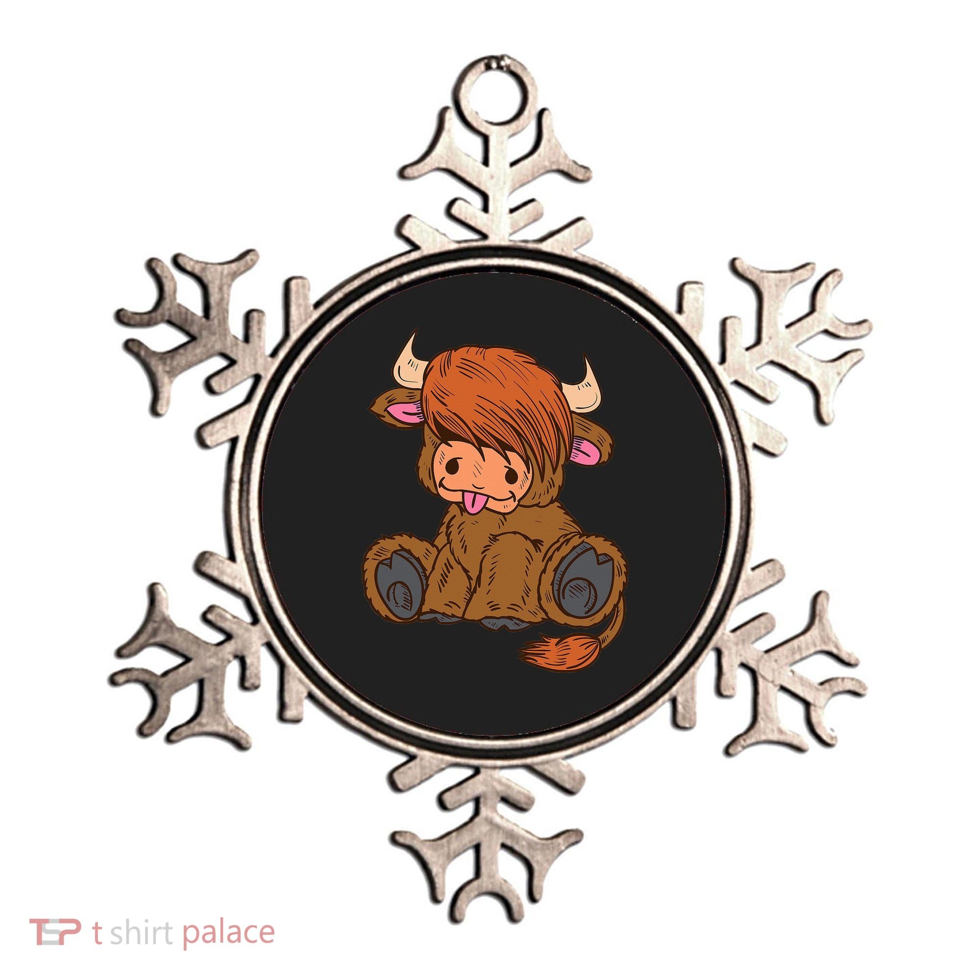 Scottish Highland Cow Lover Cute Cow Highland Cow Ornament