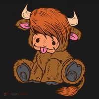 Scottish Highland Cow Lover Cute Cow Highland Cow Tote Bag thumb 4
